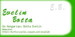 evelin botta business card